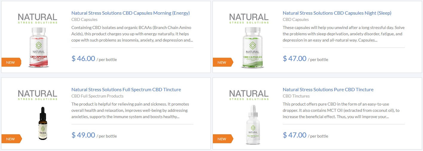 Natural Stress Solutions CBD